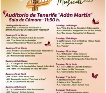 Cartel general de la Primavera Musical 2023
