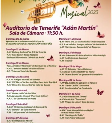 Cartel general de la Primavera Musical 2023