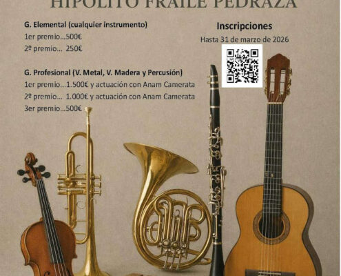 I Certamen Nacional de Jóvenes Intérpretes “Hipólito Fraile Pedraza”