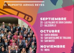 La Federación Grancanaria de Bandas de Música presenta la VI Edición del Encuentro Insular de Bandas de Música de Gran Canaria 2026 “D. Ruperto Armas Reyes”